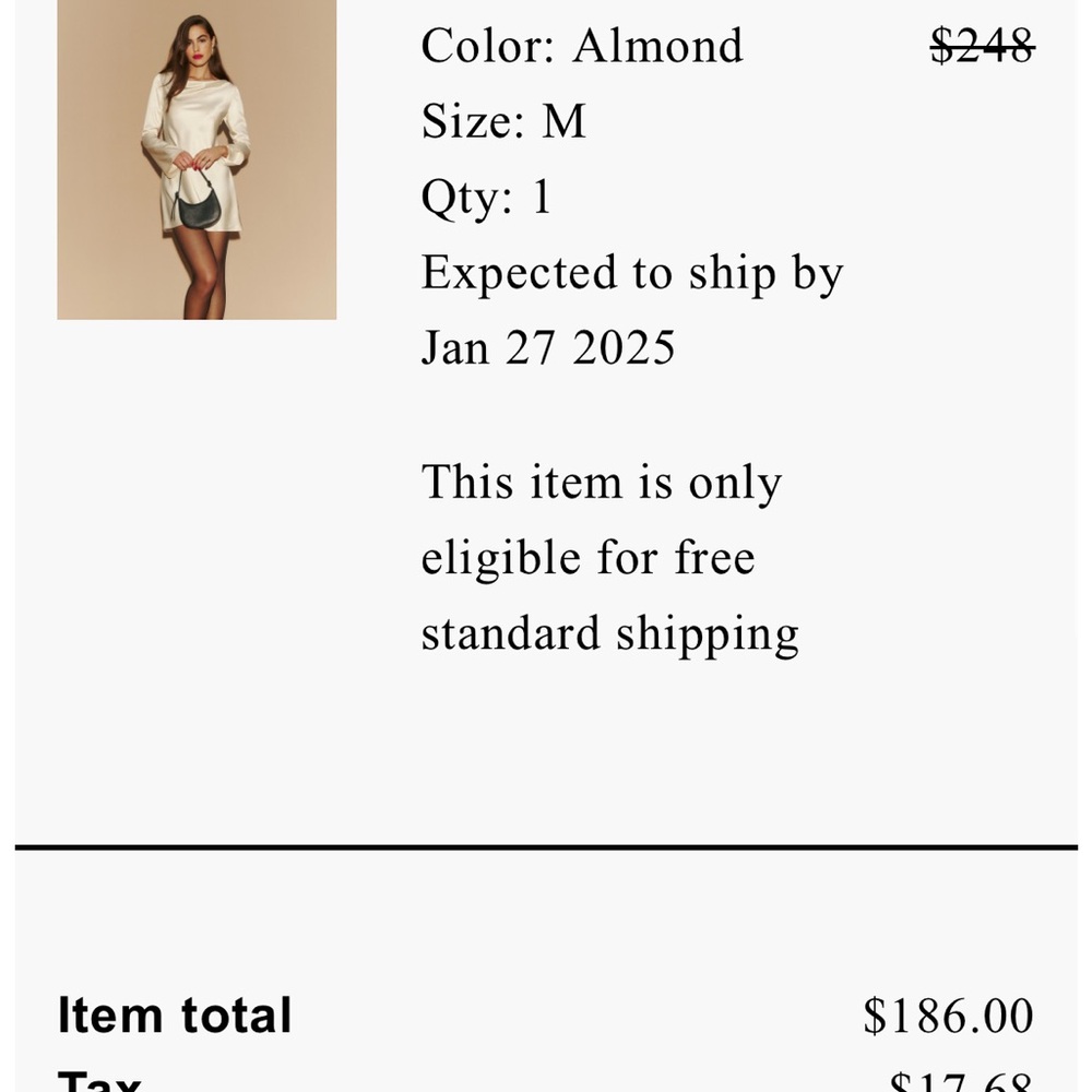 Reformation Pike Satin Dress